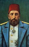 Abdul Hamid II (Ottoman Turkish: عبد الحميد ثانی, `Abdü’l-Ḥamīd-i sânî; Turkish: İkinci Abdülhamit; 22 September 1842 – 10 February 1918) was the 34th Sultan of the Ottoman Empire and the last Sultan to exert effective autocratic control over the fracturing state. He oversaw a period of decline in the power and extent of the Empire, including widespread pogroms and government massacres against the minorities of the Empire (named the Hamidian massacres after him) as well as an assassination attempt, ruling from 31 August 1876 until he was deposed shortly after the 1908 Young Turk Revolution, on 27 April 1909. He was succeeded by his brother Mehmed V.<br/><br/>

Despite his conservatism and belief in absolute monarchy, Abdul Hamid was responsible for some modest modernization of the Ottoman Empire during his long reign, including reform of the bureaucracy, the ambitious Hijaz Railway project, the establishment of a system for population registration and control over the press, and the founding of the first modern law school in 1898.<br/><br/>

Often known as the Red Sultan or Abdul the Damned due to the atrocities committed against the Empire's minorities under his rule and use of a secret police to silence dissent, Abdul Hamid became more reclusive toward the end of his reign, his worsening paranoia about perceived threats to his personal power and his life leading him to shun public appearances.